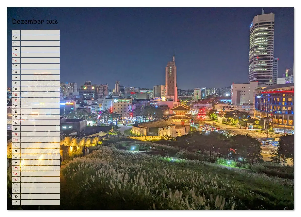 Bild: 9783516620344 | Seoul - Stadt der Kontraste (Wandkalender 2026 DIN A4 quer),...