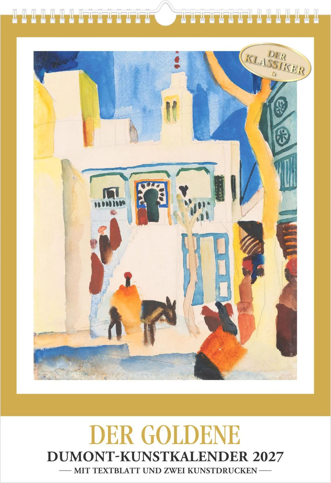 Cover: 4069095010444 | Der Goldene DUMONT-Kunstkalender 2027 | Neumann Verlage GmbH &amp; Co KG