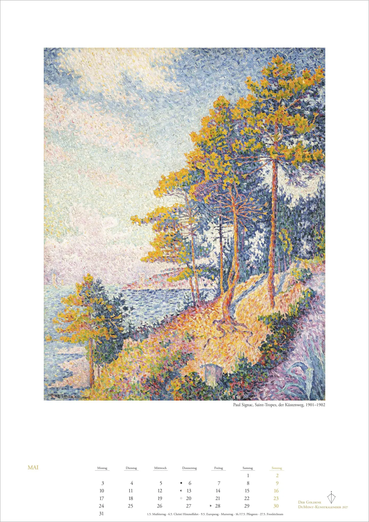 Bild: 4069095010444 | Der Goldene DUMONT-Kunstkalender 2027 | Neumann Verlage GmbH &amp; Co KG