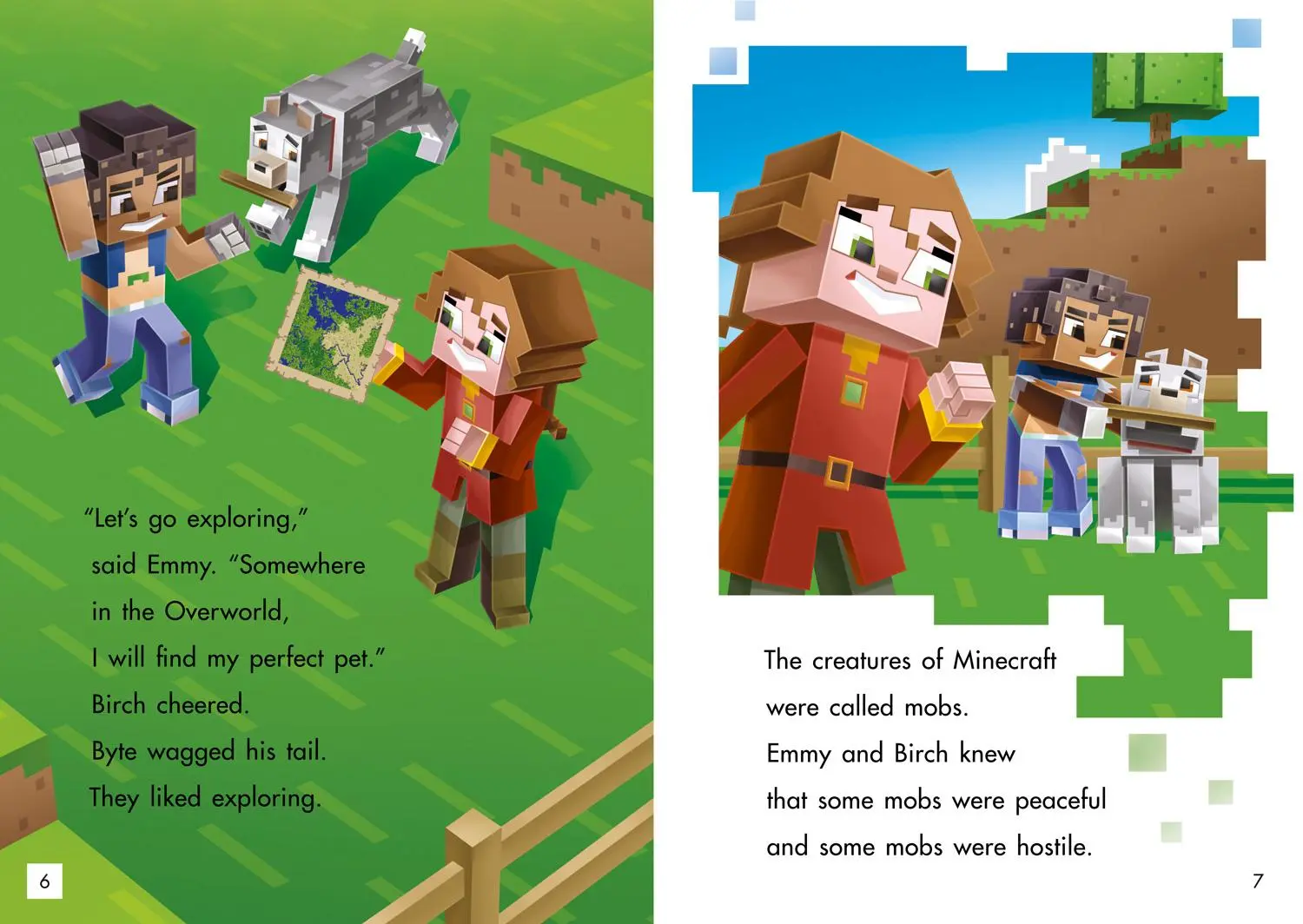 Bild: 9780755500444 | Minecraft Young Readers: Mobs in the Overworld | Mojang AB | Buch