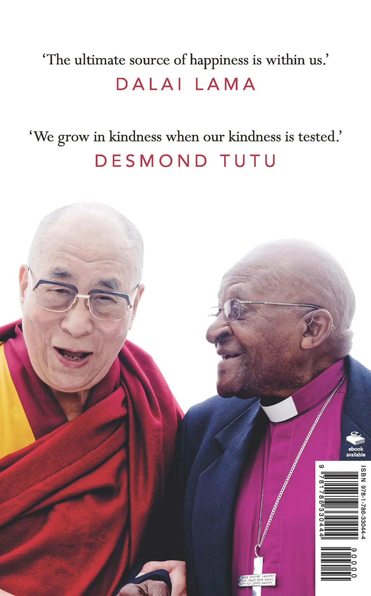 Rückseite: 9781786330444 | The Book of Joy | Lasting Happiness in a Changing World | Lama (u. a.)