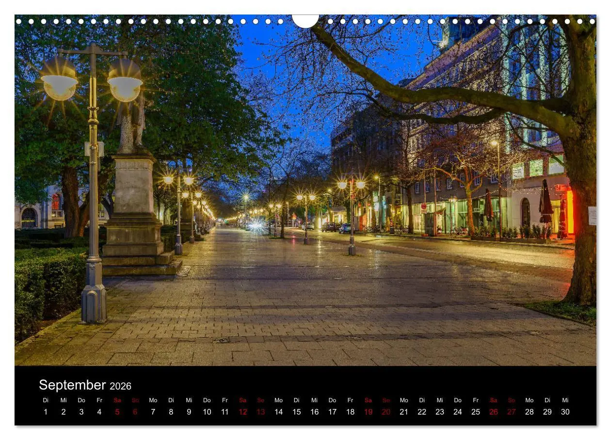 Bild: 9783457900444 | Hannover bei Nacht 2026 (Wandkalender 2026 DIN A3 quer), CALVENDO...