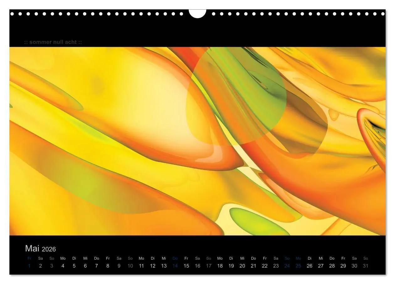 Bild: 9783516090444 | Abstrakte Kunst (Wandkalender 2026 DIN A3 quer), CALVENDO...