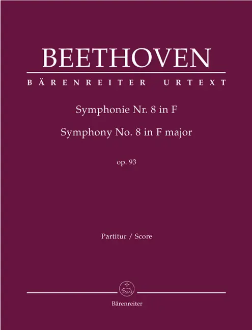 Cover: 9790006500444 | Symphonie Nr. 8 F-Dur op. 93, Partitur | Partitur, Urtextausgabe | VI