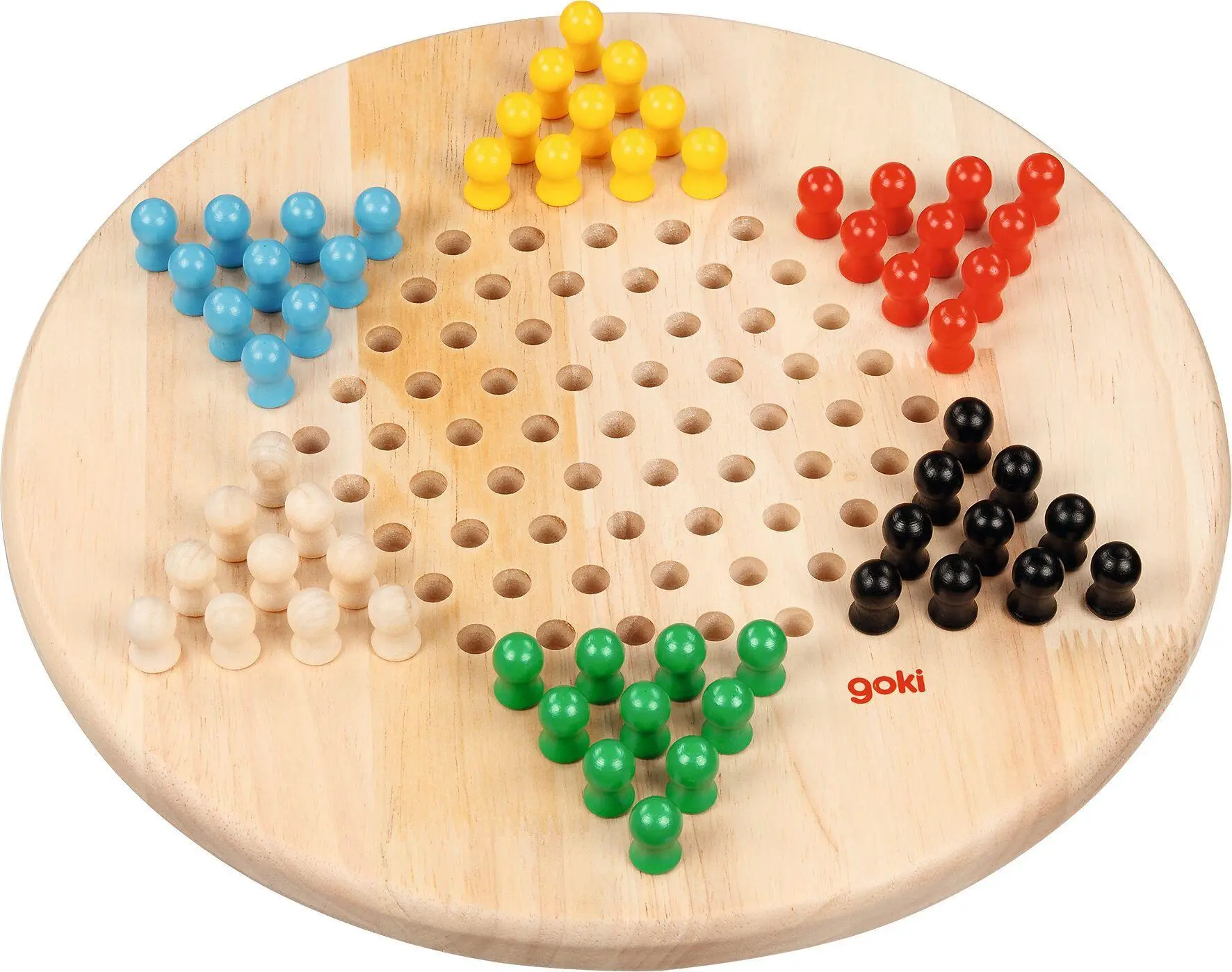 Cover: 4013594090544 | Halmaspiel, Ø 29 cm | Ø 29 cm, Massivholz / 2-6 Spieler | goki | Spiel