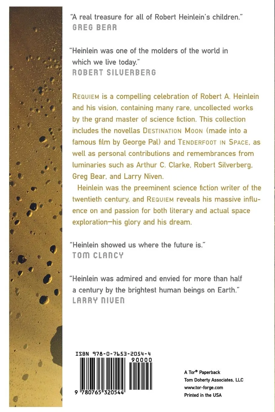 Rückseite: 9780765320544 | Requiem | Collected Works and Tributes to the Grand Master | Heinlein