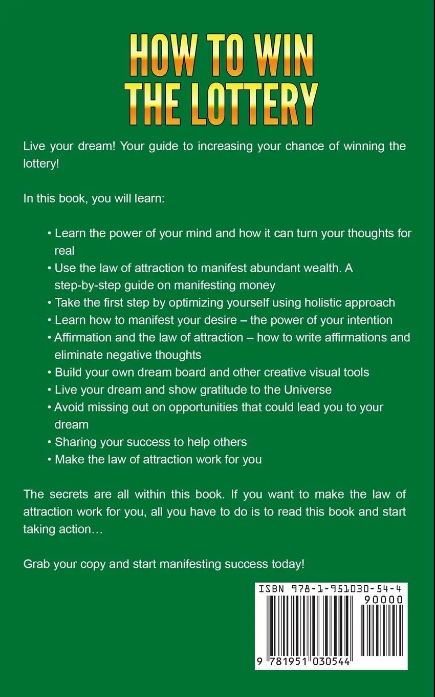 Rückseite: 9781951030544 | How to Win the Lottery | Amy White | Taschenbuch | Englisch | 2019