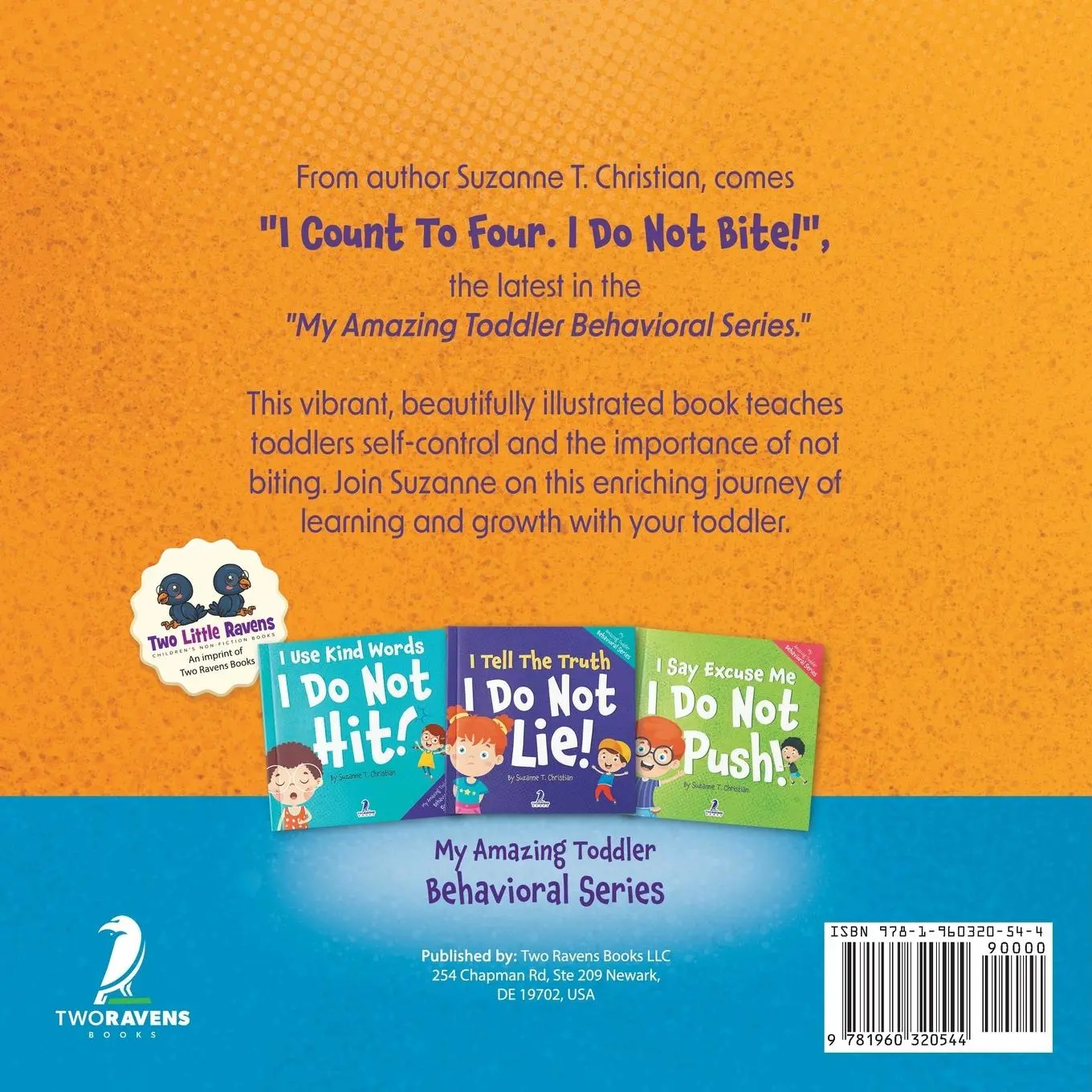Rückseite: 9781960320544 | I Count To Four. I Do Not Bite! | Suzanne T. Christian (u. a.) | Buch