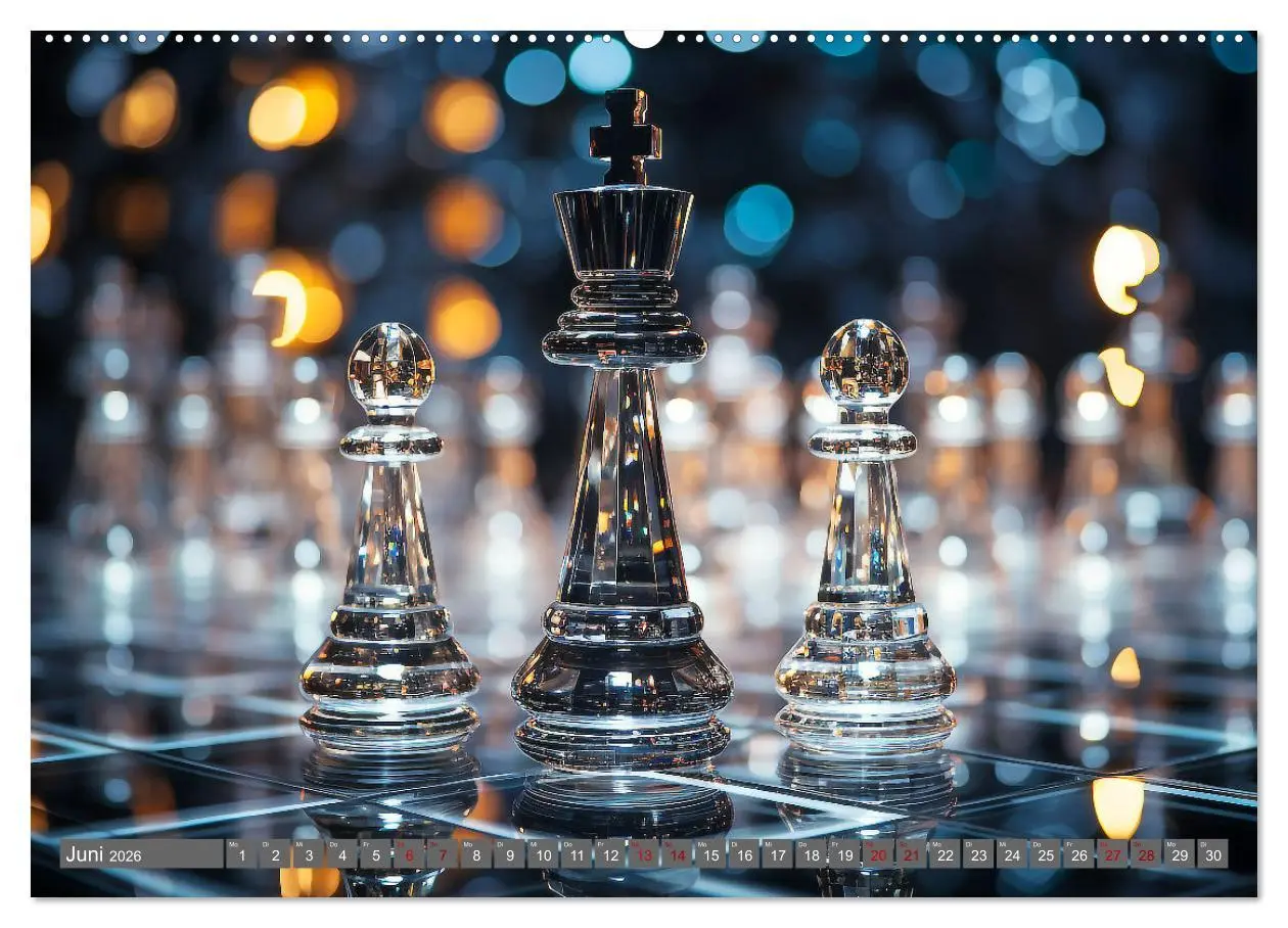 Bild: 9783457510544 | Schachfiguren in Freizeitkleidung (Wandkalender 2026 DIN A2 quer),...