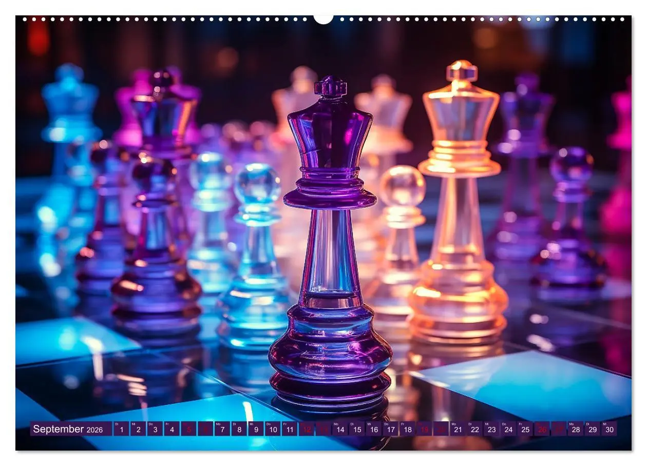 Bild: 9783457510544 | Schachfiguren in Freizeitkleidung (Wandkalender 2026 DIN A2 quer),...