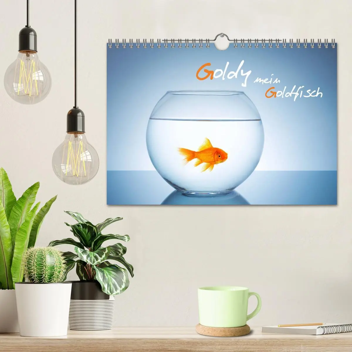 Bild: 9783457990544 | Goldy - mein Goldfisch (Wandkalender 2026 DIN A4 quer), CALVENDO...