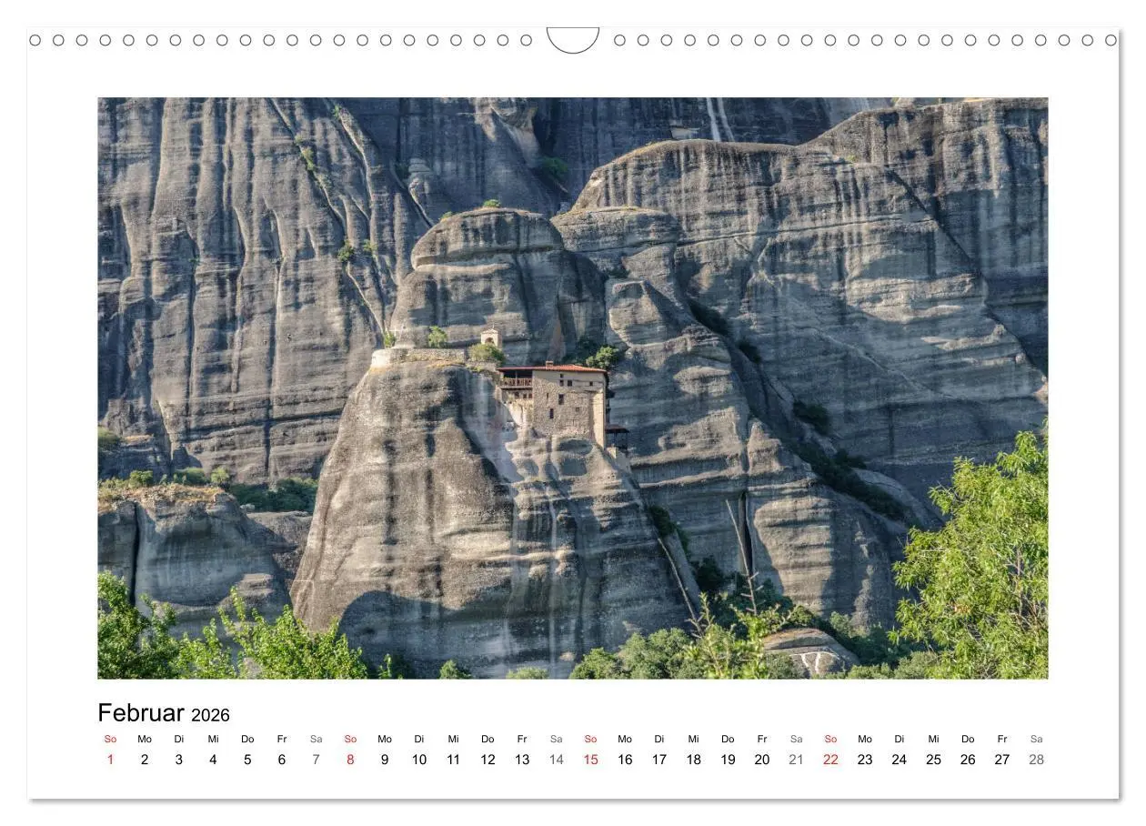 Bild: 9783516080544 | Nordgriechenland - Pilion, Meteora, Sithonia (Wandkalender 2026 DIN...