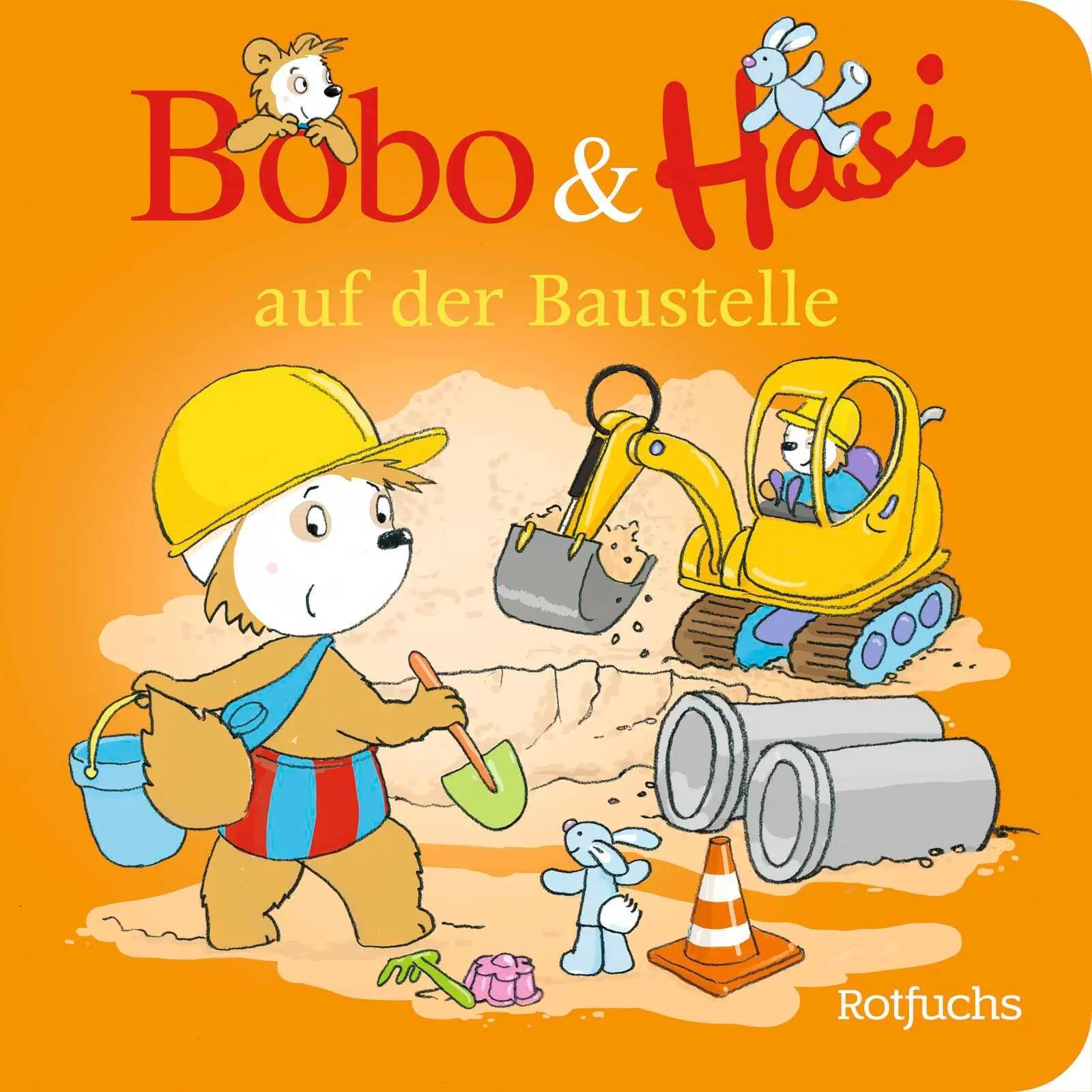 Cover: 9783757100544 | Bobo &amp; Hasi auf der Baustelle | Pappbilderbuch ab 12 Monaten | Böhlke