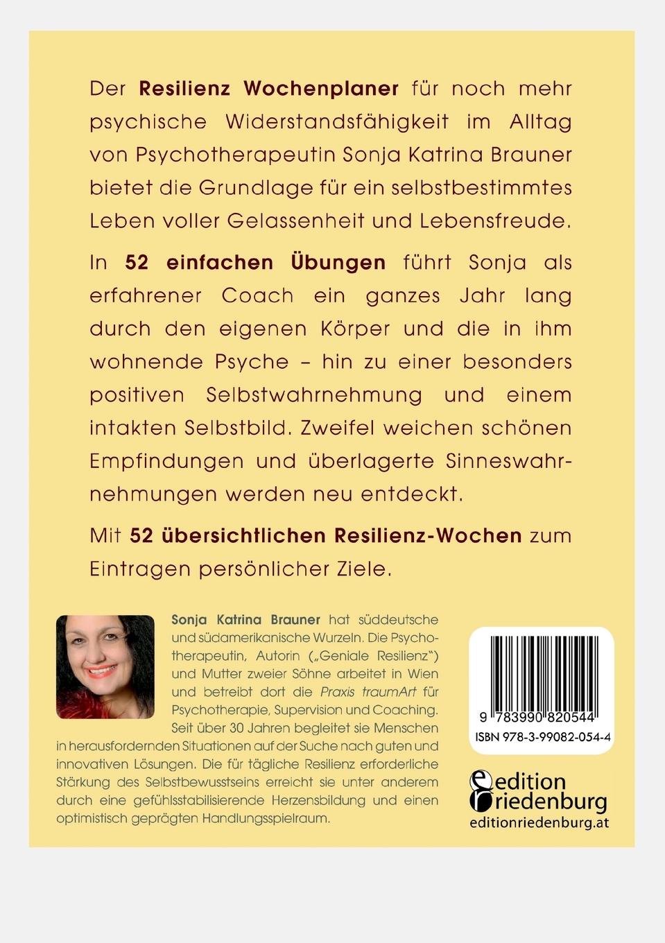 Rückseite: 9783990820544 | Resilienz Wochenplaner - Wurzeln stärken, entwickeln und fördern