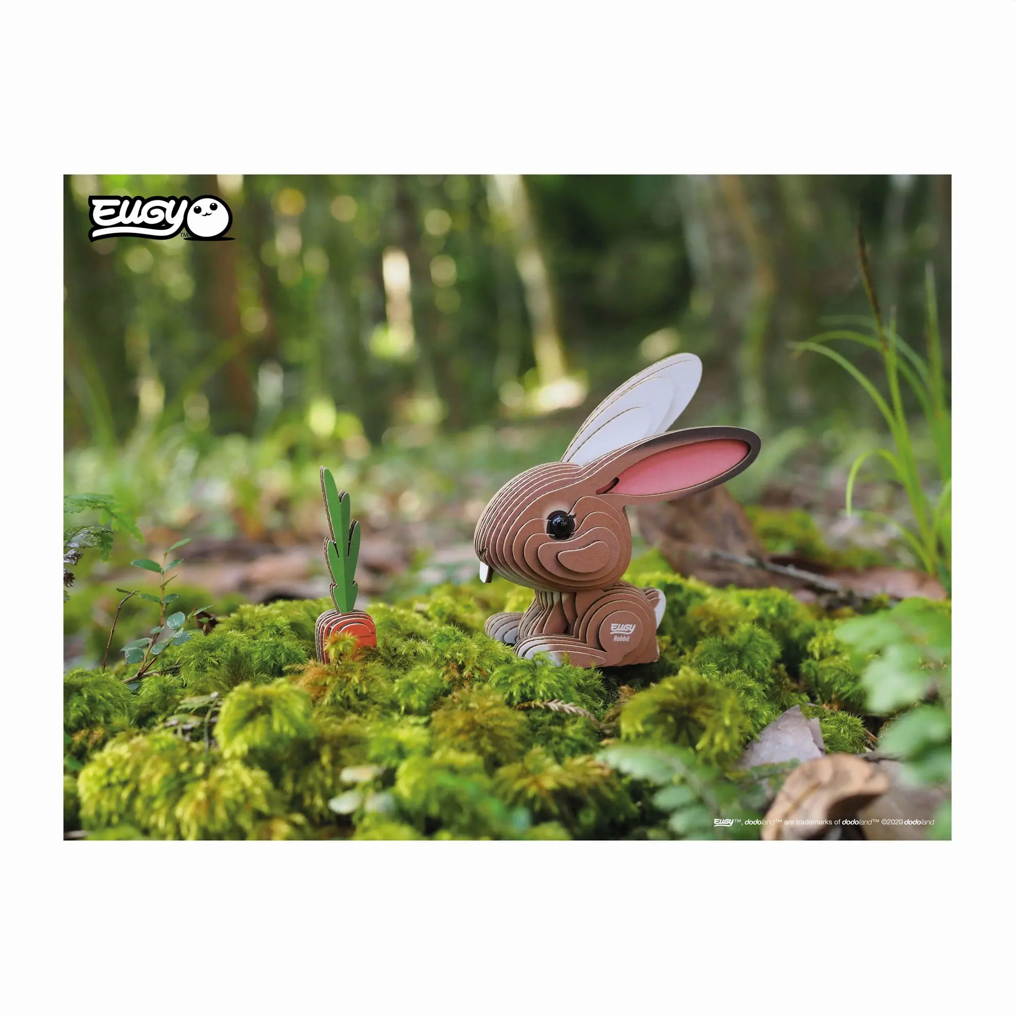 Bild: 9421035150644 | EUGY - 3D Bastelset Hase | Eugy | Kit (Bastelset) | 650071 | Deutsch