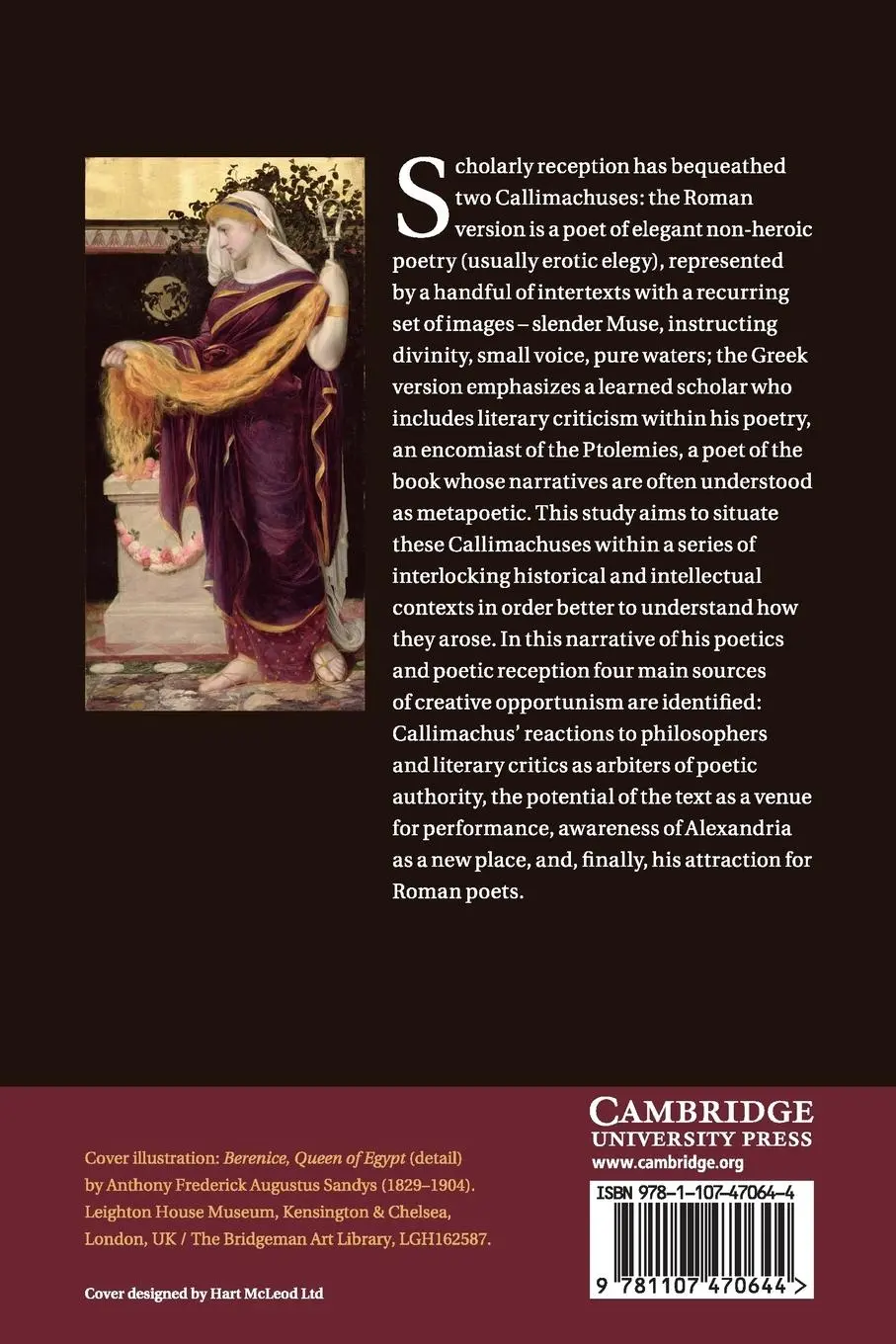 Rückseite: 9781107470644 | Callimachus in Context | Benjamin Acosta-Hughes (u. a.) | Taschenbuch