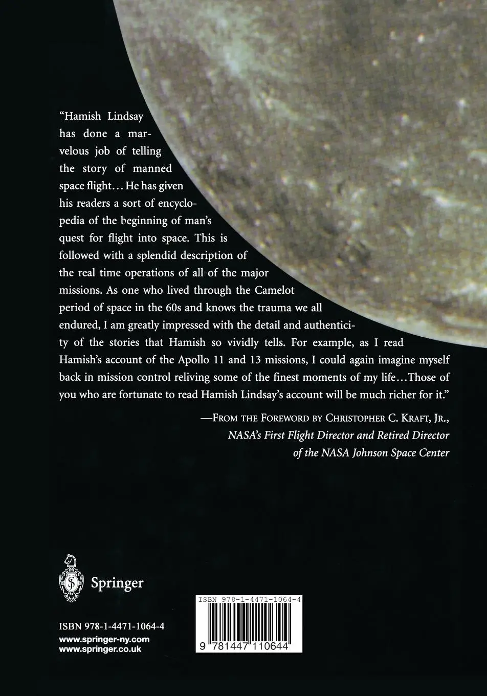 Rückseite: 9781447110644 | Tracking Apollo to the Moon | Hamish Lindsay | Taschenbuch | xiv