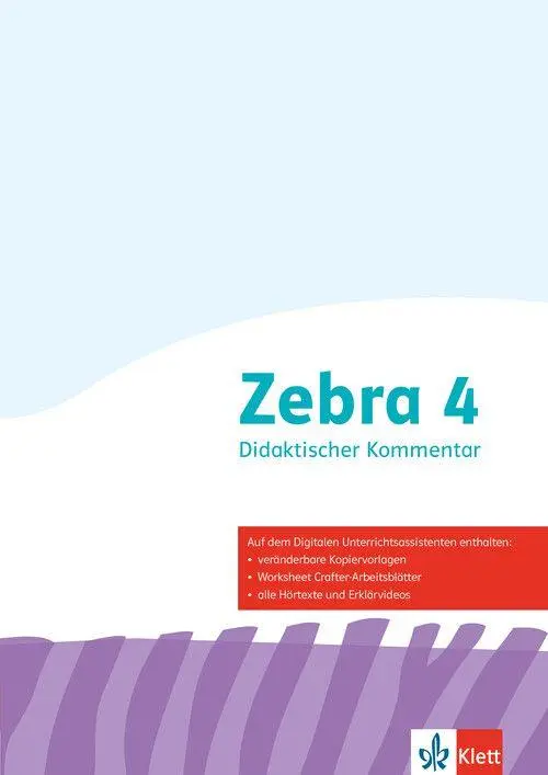 Cover: 9783122710644 | Zebra 4 | Didaktischer Kommentar Klasse 4 | Taschenbuch | Deutsch