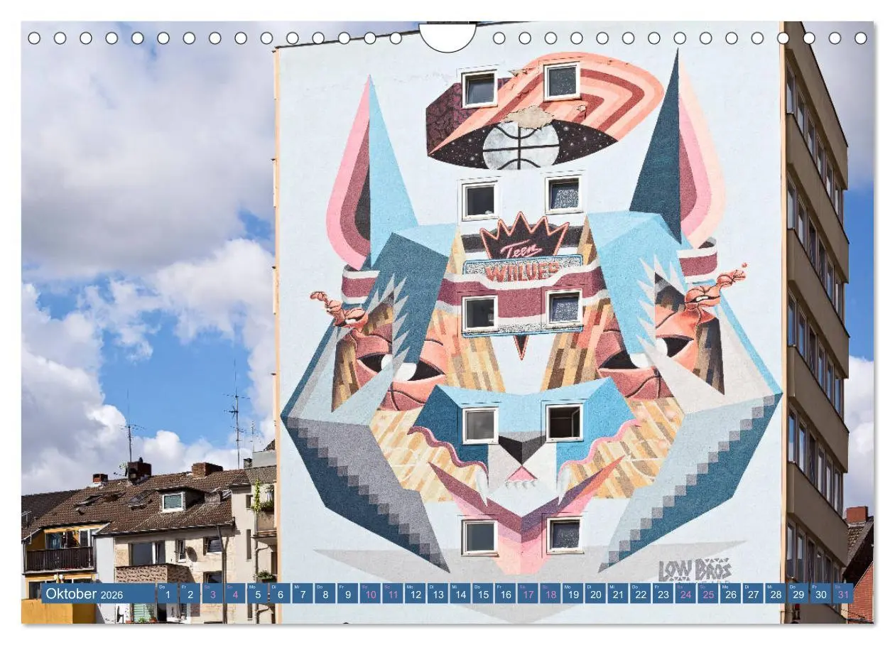 Bild: 9783457670644 | KÖLN STREETART GALERIE (Wandkalender 2026 DIN A4 quer), CALVENDO...
