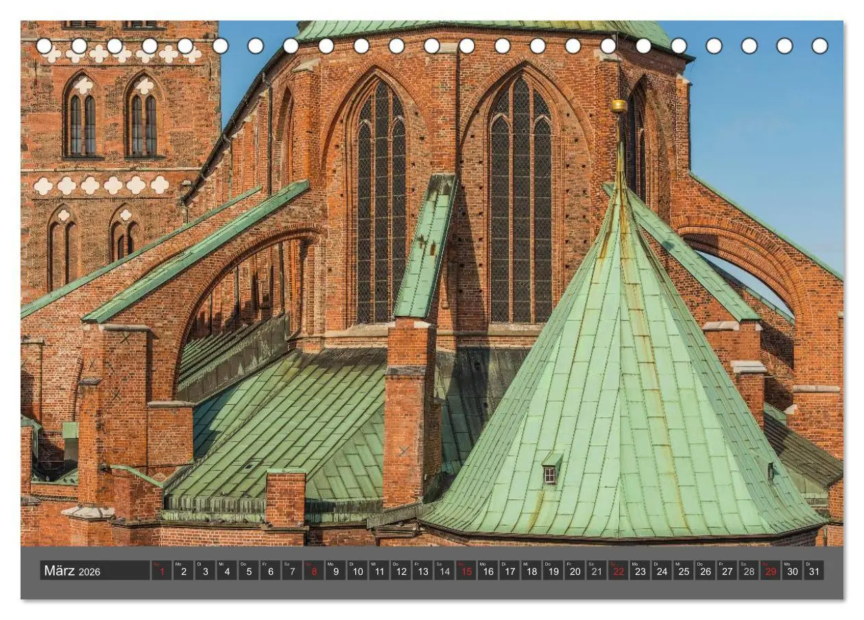 Bild: 9783516070644 | Die Hansestadt Lübeck (Tischkalender 2026 DIN A5 quer), CALVENDO...