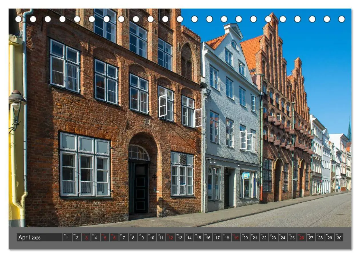 Bild: 9783516070644 | Die Hansestadt Lübeck (Tischkalender 2026 DIN A5 quer), CALVENDO...