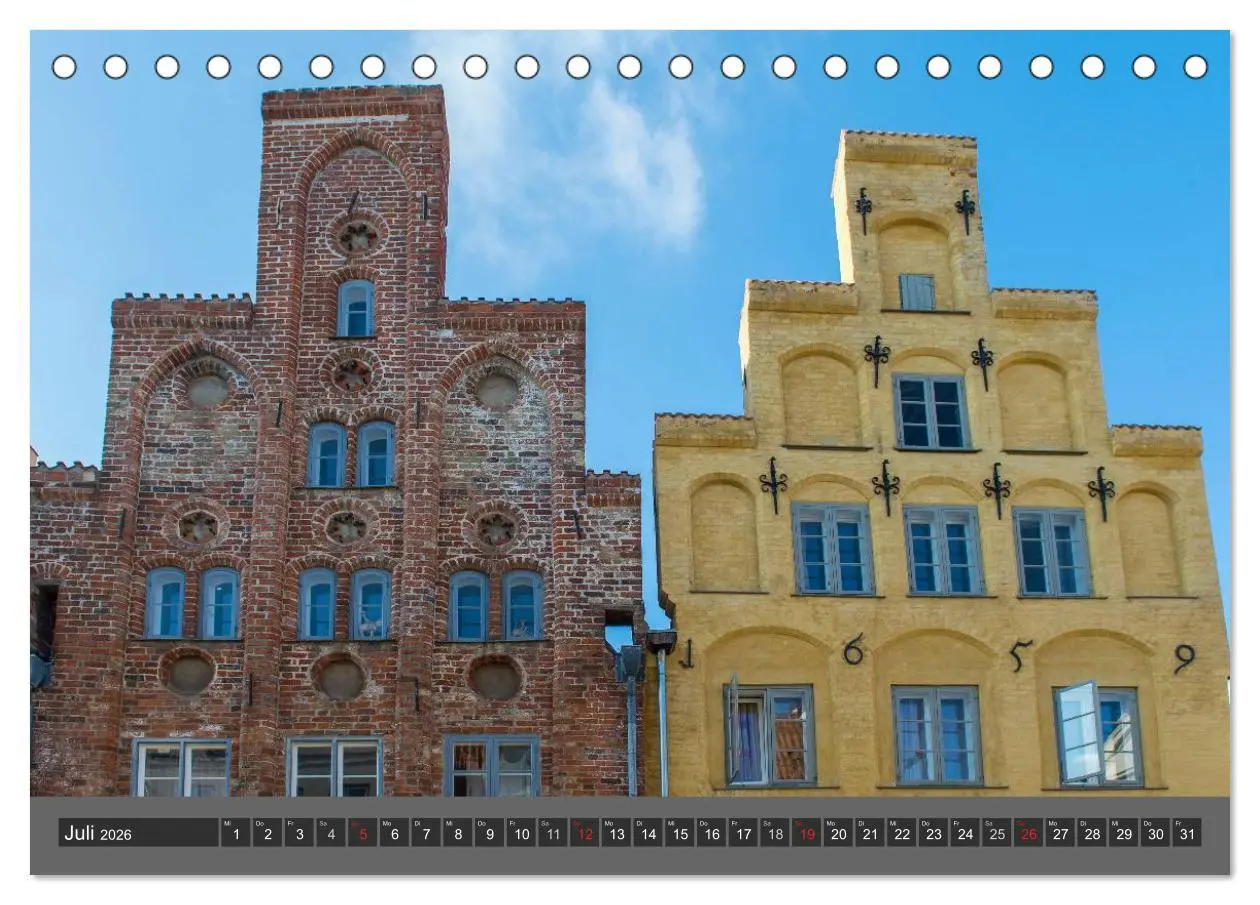 Bild: 9783516070644 | Die Hansestadt Lübeck (Tischkalender 2026 DIN A5 quer), CALVENDO...