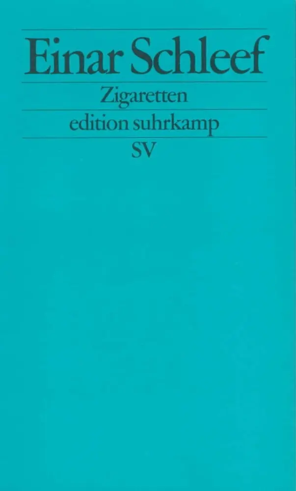 Cover: 9783518120644 | Zigaretten | Einar Schleef | Taschenbuch | 170 S. | Deutsch | 1998