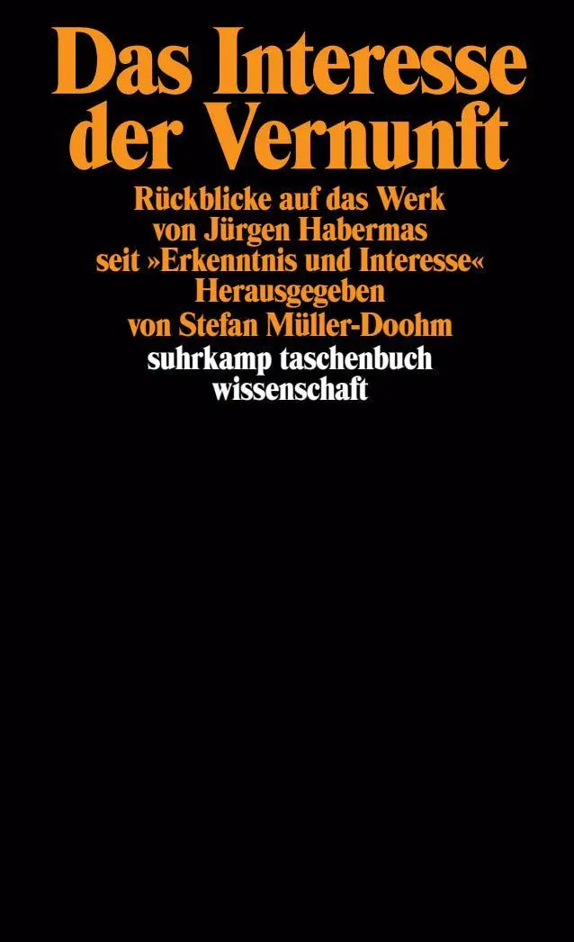 Cover: 9783518290644 | Das Interesse der Vernunft | Stefan Müller-Doohm | Taschenbuch | 2000