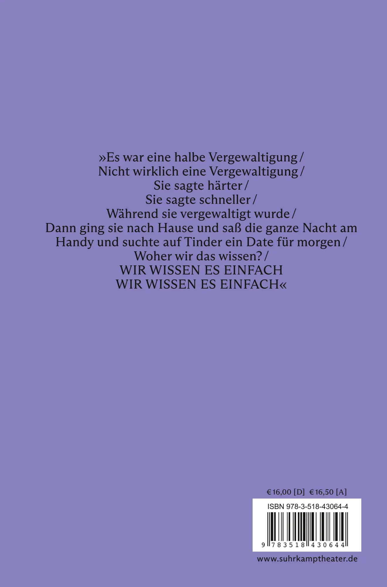 Rückseite: 9783518430644 | Like Lovers Do (Memoiren der Medusa) | audio reading included | Yishai
