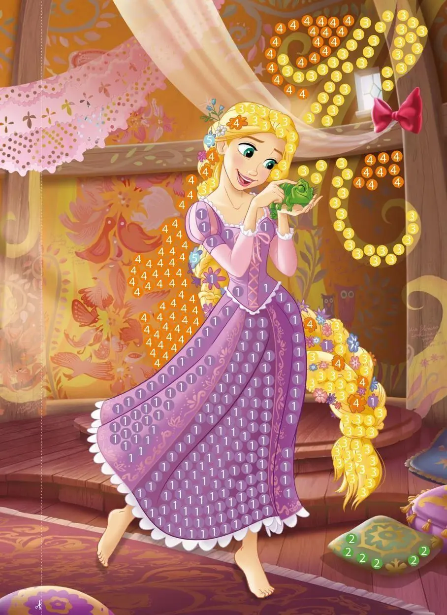 Bild: 9783849950644 | Disney Prinzessin Diamond Painting I Malen mit Glitzersteinen | Buch