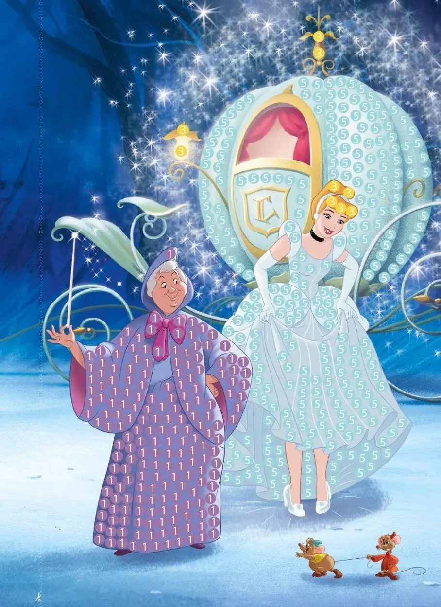 Bild: 9783849950644 | Disney Prinzessin Diamond Painting I Malen mit Glitzersteinen | Buch