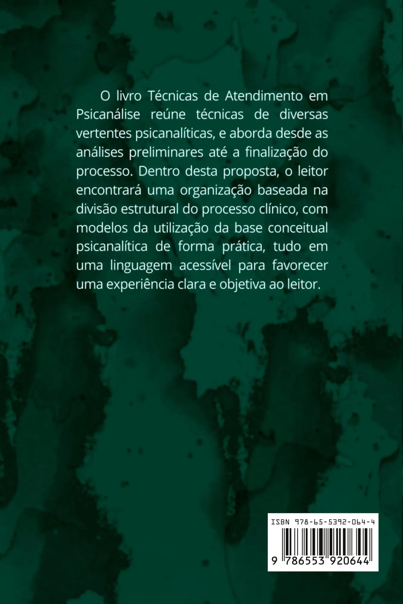 Rückseite: 9786553920644 | Técnicas De Atendimento Em Psicanálise | Silva Ademir | Taschenbuch