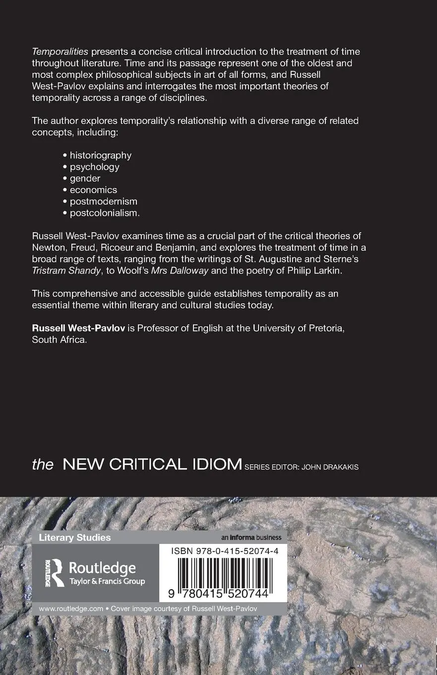 Rückseite: 9780415520744 | Temporalities | Russell West-Pavlov | Taschenbuch | Englisch | 2012