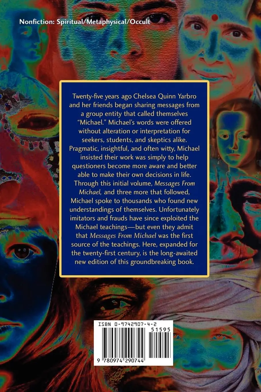 Rückseite: 9780974290744 | Messages from Michael; 25th Anniversary Edition | Chelsea Quinn Yarbro