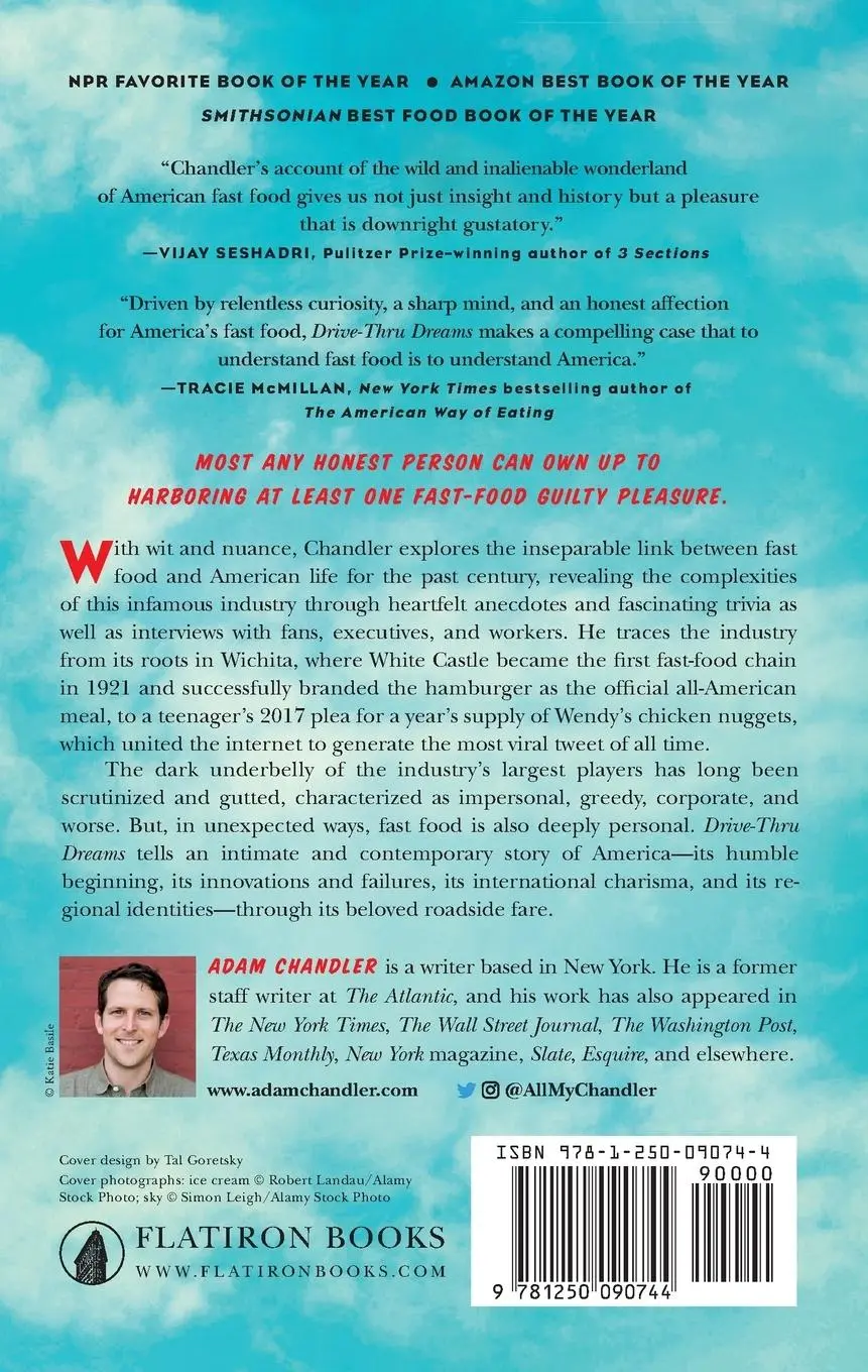 Rückseite: 9781250090744 | Drive-Thru Dreams | Adam Chandler | Taschenbuch | Englisch | 2021