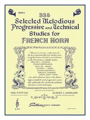 Cover: 9781581060744 | 335 Selected Melodious Progressive &amp; Technical Studies | Horn | Pottag