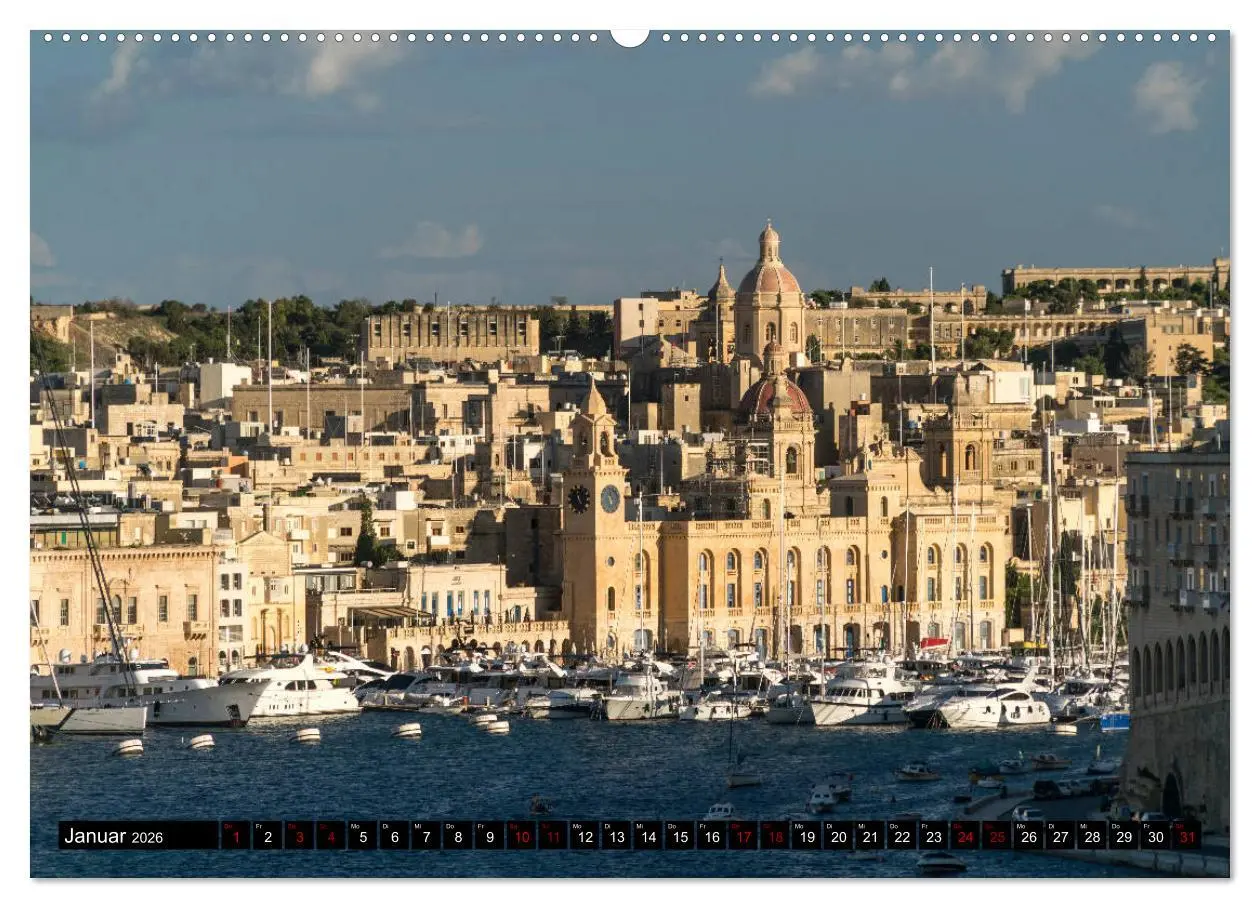 Bild: 9783457730744 | Valletta - Malta (hochwertiger Premium Wandkalender 2026 DIN A2...