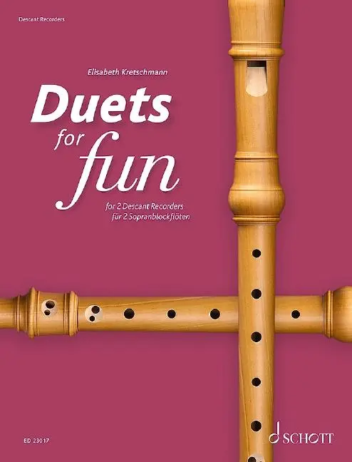 Cover: 9783795700744 | Duets for fun: Descant Recorder. 2 Sopran-Blockflöten. Spielpartitur