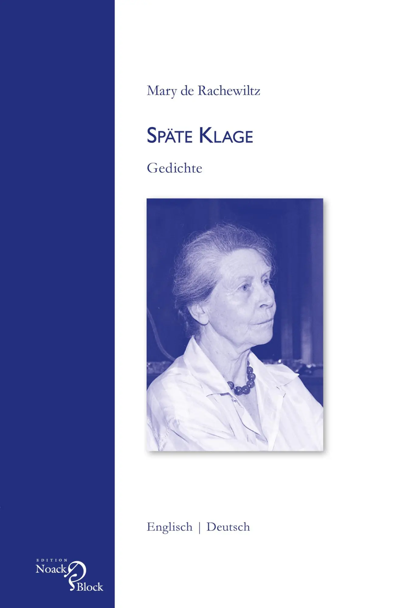 Cover: 9783868130744 | Späte Klage | Gedichte Englisch - Deutsch | Mary De Rachewiltz | Buch