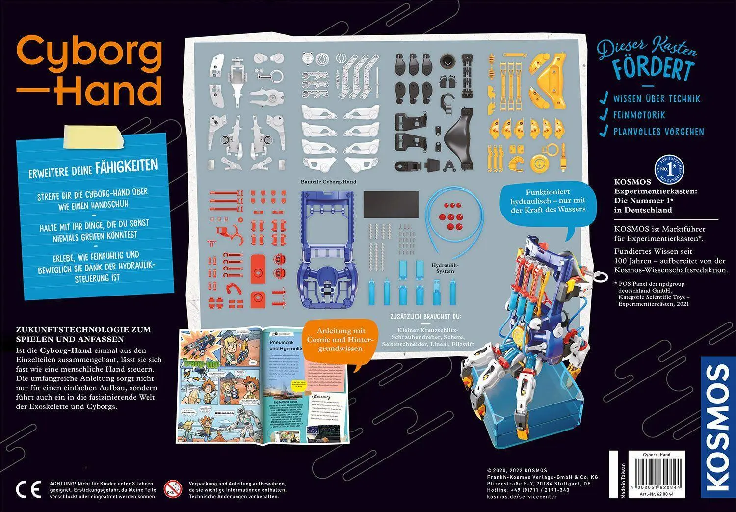 Bild: 4002051620844 | Cyborg-Hand | Experimentierkasten | Spiel | Brettspiel | 620844 | 2020
