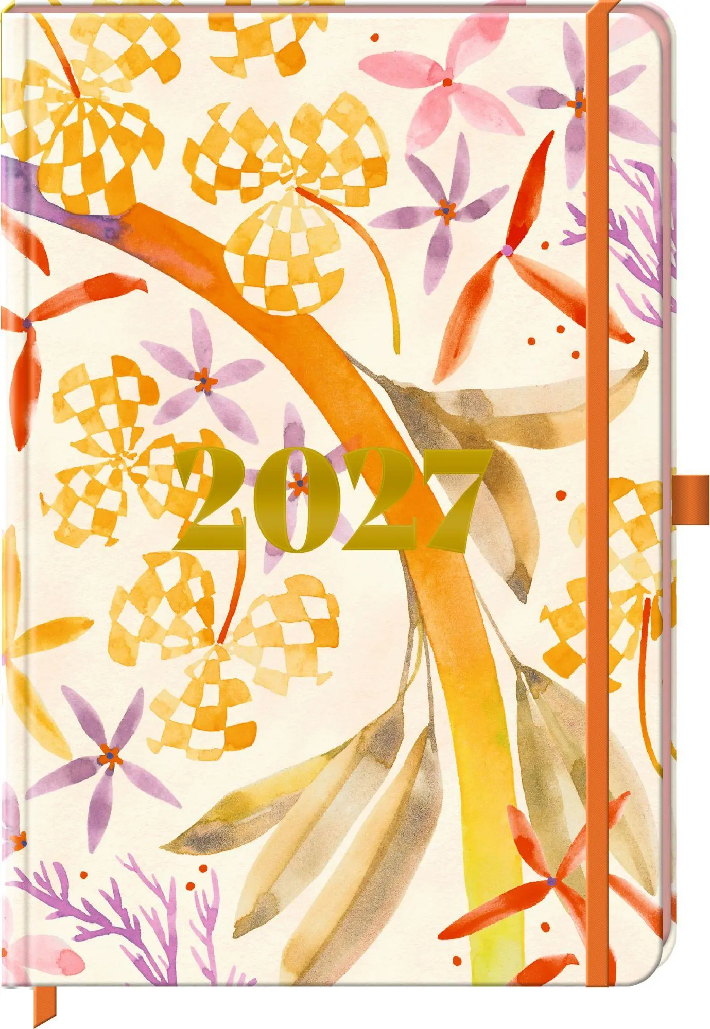Cover: 4050003970844 | Wochenkalender 2027 - Orange | Kalender | 128 S. | Deutsch | 2027