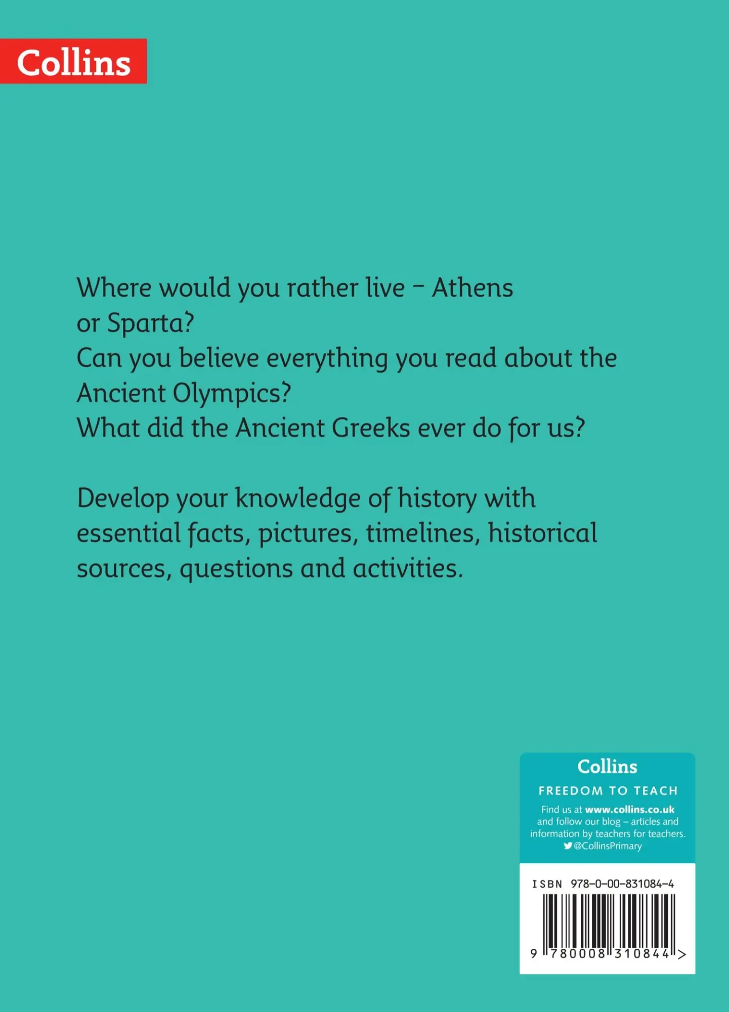 Rückseite: 9780008310844 | Ancient Greece Pupil Book | Alf Wilkinson | Taschenbuch | Englisch