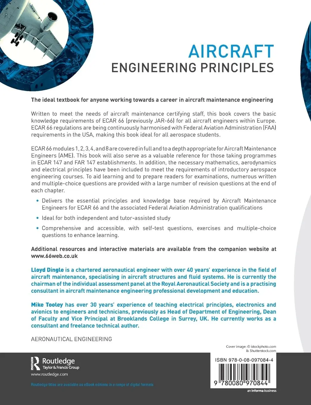 Rückseite: 9780080970844 | Aircraft Engineering Principles | Lloyd Dingle (u. a.) | Taschenbuch