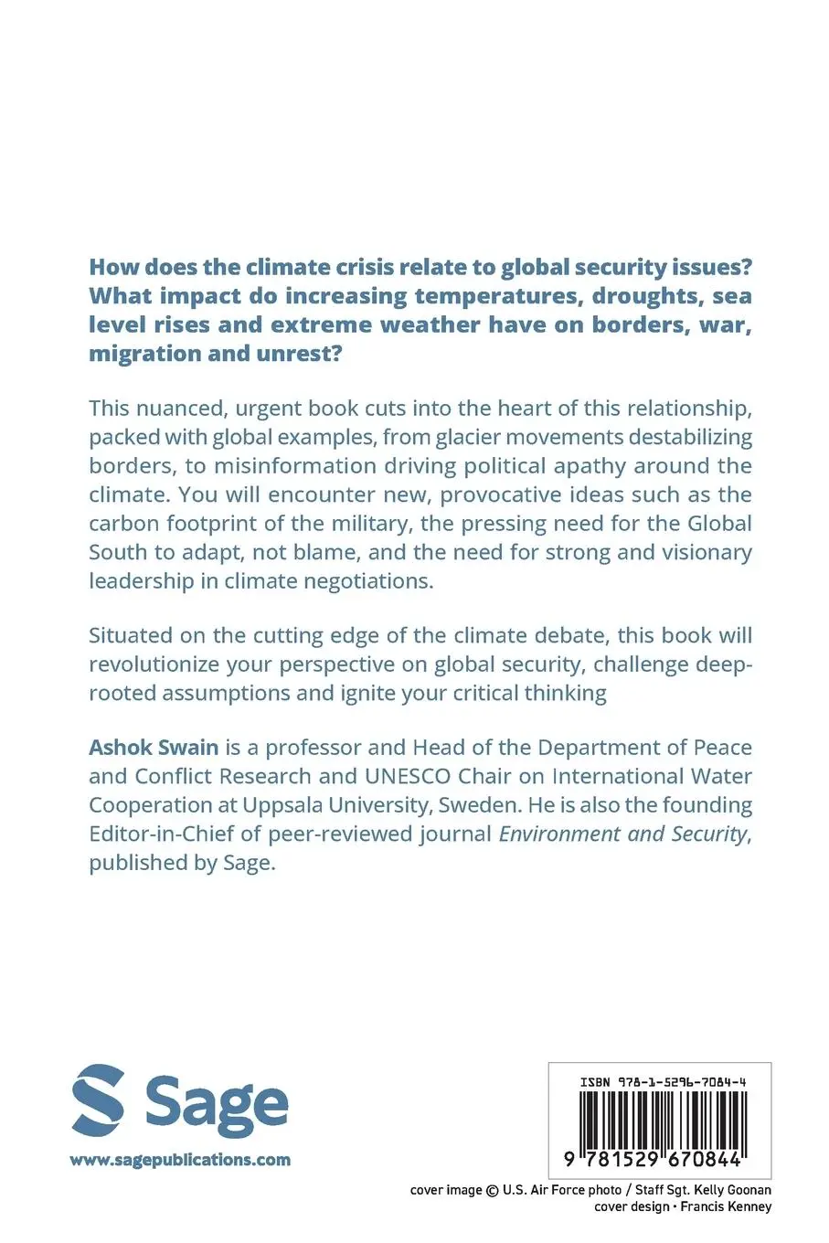 Rückseite: 9781529670844 | Climate Security | Ashok Swain | Taschenbuch | Englisch | 2024