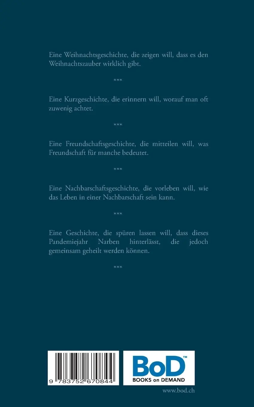Rückseite: 9783752670844 | Eine Schnüffelnase zu Weihnachten | Weihnachtsszene II | Hiam Mondini