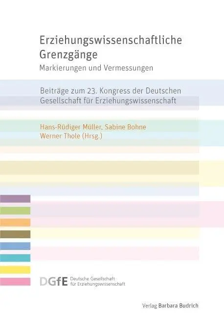 Cover: 9783847400844 | Erziehungswissenschaftliche Grenzgänge | Hans-Rüdiger Müller | Buch