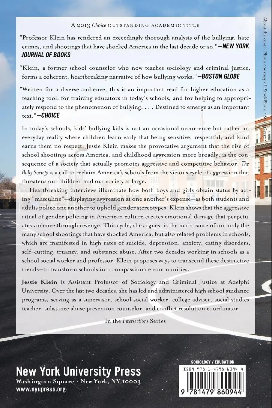 Rückseite: 9781479860944 | The Bully Society | Jessie Klein | Taschenbuch | Englisch | 2013