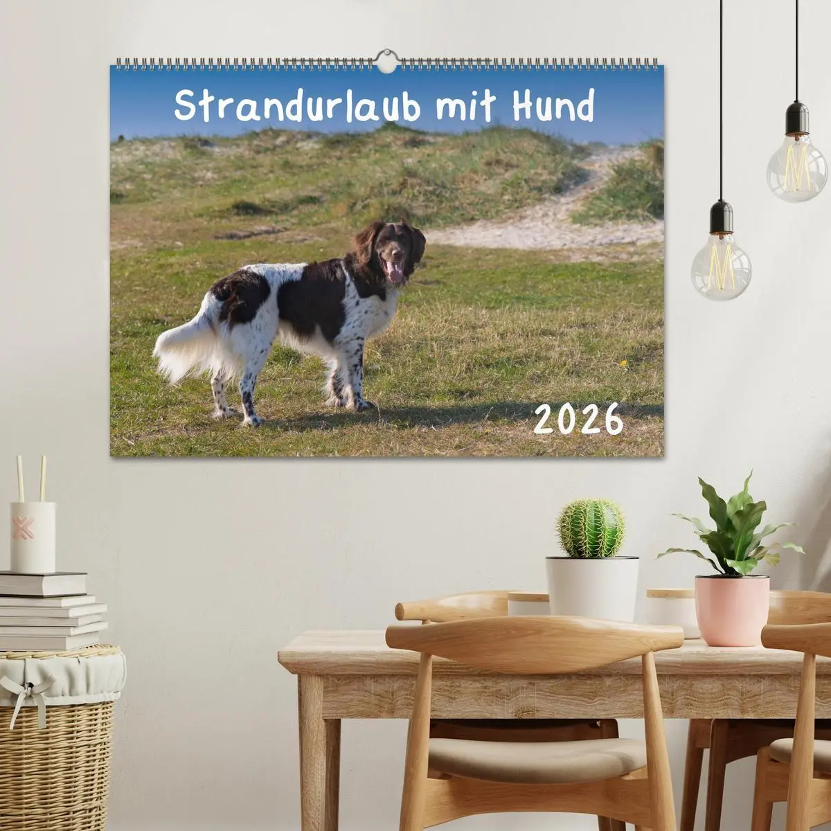 Bild: 9783457640944 | Strandurlaub mit Hund (Wandkalender 2026 DIN A2 quer), CALVENDO...