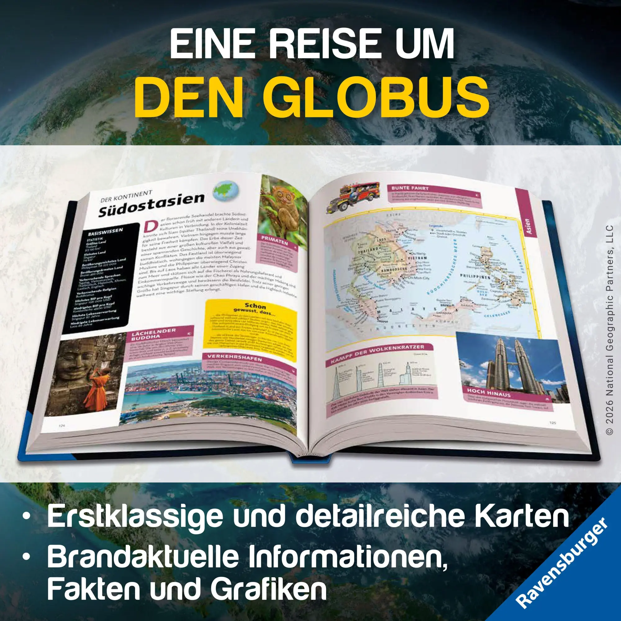 Bild: 9783473480944 | National Geographic Kids Weltatlas - Fremde Kulturen, großartige...