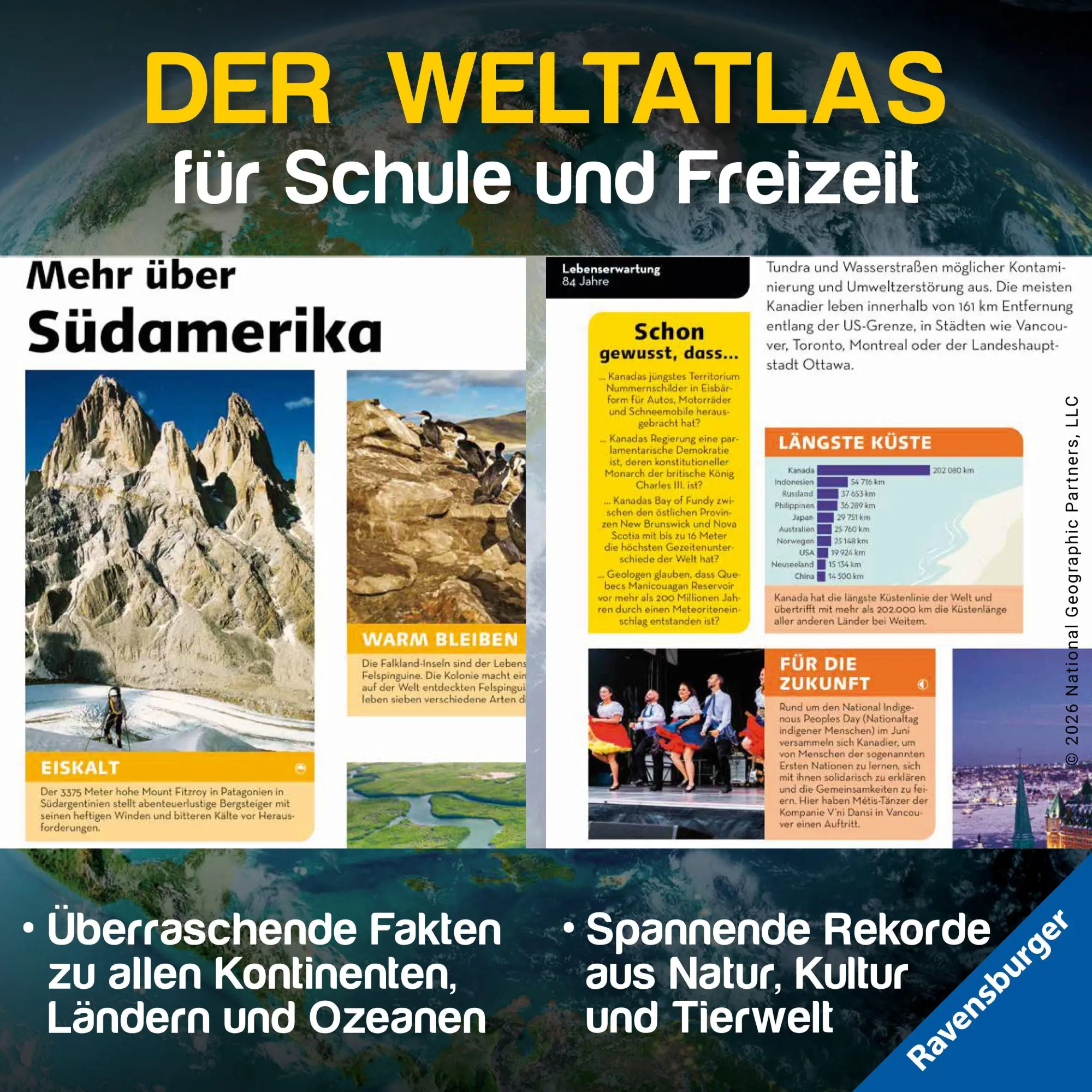 Bild: 9783473480944 | National Geographic Kids Weltatlas - Fremde Kulturen, großartige...